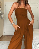 New Fashion Women's Sexy Body-Wearing Trousers Long Jumpsuit