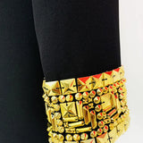 Star Fashion Temperament New Cuff Heavy Industry Nails A Buckle Long