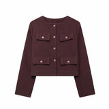 Women's Autumn And Winter Fashion New 15 Color Jacket Small Scent Style Short Suit