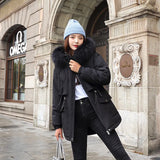 New Coat Female Winter Dress Short Down Cotton Clothing Large Size Korean Student Sent To Overcome The Thin And Thick Loose Cotton-Padded Jacket-Outfit
