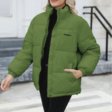 Large Size Women's Warm Coat Winter 2023 New Women's Cotton-Padded Clothes Cotton-Padded Jacket Jacket-Outfit