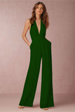 Spring Casual Jumpsuit Ebay Sexy Sleeveless Hanging Neck