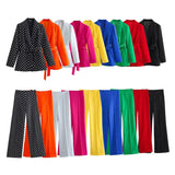 Belt Dress Collar Suit Jacket 2310187 Slim Straight Tube High Waist Trousers 2216118 Suit-Outfit