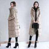 Winter Long Coat For Women Parka Feminina Plus Size Puffer Jacket Harajuku Coats Outerwear Snow Wear Hood Large Sizes