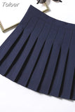 High Waist Short/Extended/Mid-length Skirts Vintage Solid Harajuku A-LINE Womens Korean Causal A-line Zipper Chic