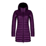 2022 Long Duck Down Parka Warm Feather Jacket For Women Winter Large Size Down Coats Ultra Light Quilted Hooded Coats