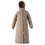 Real Winter 2024 New Korean Version Of Down Cotton Clothes Women's Super Long To The Ankle Loose Bread Warm Padded Clothes-Outfit