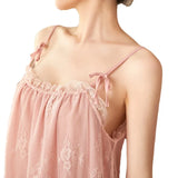 Spring Sling Pyjamas Dress Woman Summer Lace Sexy Ajart Lady Can Adjust Sling Large Size Pyjamas Home Clothes