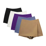 And Winter New Multicolor Asymmetrical Fashion Style Women's Trendy Skirt 4661515-Outfit