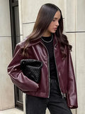 Wind Leather Jacket 2025 Autumn And Winter New Loose Coat Fashion Leather Leather New Women's