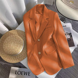 Toloer White Suit Jacket Female Spring 2024 New Spring And Autumn Design Sense Fried Street Clothes Popular Suit Women-Outfit
