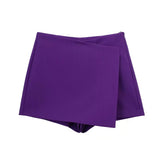 And Winter New Multicolor Asymmetrical Fashion Style Women's Trendy Skirt 4661515-Outfit