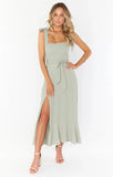 Elegant Fashion Women's Wear Rope Belt Temperament Dress High