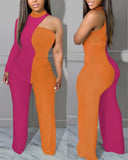 Independent Station New Fashion Printed One-Sleeved One-Sleeved Women's Trousers From Stock-Outfit