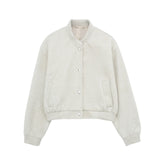 New Soft Solid Color Loose Pilot Jacket 3046272-Outfit