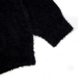 Spider Print Loose Sweater-Outfit