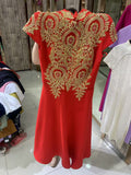 Dress Dress Dress 2025 Winter Adult Performance Suit Chinese Long Cheongsam Choir Host Banquet Evening