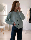 Women's Sweaters Cardigan Oversize Knitting Fall Winter Sweater Vintage Buttons White Cardigans Woman Knitted Long Sleeve