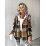 Leisure Explosion Lady Big Lattice Lady Jacket Lattice Autumn Winter