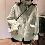 Faux Mink Fashion Furs Fur Loose Teddy Winter Coat For Female Parka Women Short Thickening Overcoat Fourrure Femme Rabbit