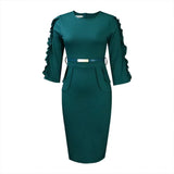 Waist Women's Temperament Commute Plus Size