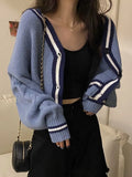 Button Single Breasted Woolen Women Cardigans Sweater Casual Female Warm Elegant Autumn Winter Japanese style