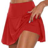 Temperament Commute Summer Solid Color Two-piece Skirt