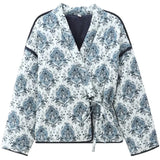 Autumn And Winter New Women's Design Sense Of Leisure With Long-Sleeved Printed Cotton