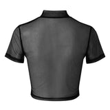 Toloer British Temperament Collage Super Short Sleeve Short Sleeve Round Collar Slim Women's T-Shirt One