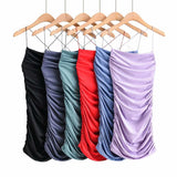 Sales Of 100,000] Suspension Dress Woman 2025 Summer Sexy Hot Girl Sleeveless Wrinkles Ass Short