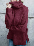 Fashion Turtleneck Long-sleeved Pullover Knitted