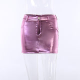 High-Waist Coating Hottie Short Skirt Women Summer Trend Casual Fashion