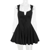 Summer 2025 New Fashion Women's Elegant Ass Dress Vintage Style Temperament Sexy Dress