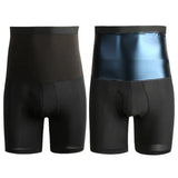 Men's High Waist, Sweating, Tight Waist, Stomach, Fitness, Trousers, Shorts.-Outfit