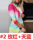 And Winter Women's Long-Sleeved Small Suit 2025 New Gradient OL Temperament Professional Repair