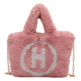 Plush Color Crossbody Bag-Outfit
