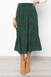 Toloer Into The Fashion Polka Point 2024 Sweet Pocket Pleated Skirt Length Skirt-Outfit