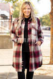 Ms.Ins Square Wool Medium Long Double Bag Lapel Coat Coat-Outfit
