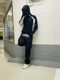 Trench Coat Embroidered Corteiz Windproof Jacket Zipper