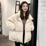 Autumn Winter Bomber Quilted Jacket Female Coat Women Woman Short Parka Basic Jackets Outerwear Free Shipping Cocoon