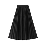 The High-Rise Organ Hundred-Fold Half-Dressed Dress Woman 2025 Autumn And Winter Half-Time A-Word A-Word 100-Fold Skirt