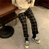 90s Kids Pants in Plaid Check-Outfit