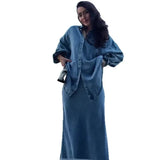 2025 New Women's Loose Casual Comfortable Denim Dress
