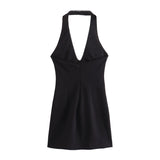 Summer Jewellery Neckline Slim Mini Dress 3082739-Outfit
