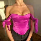 Toloer Summer Bundle Waist Show Back Strap Top Female Feeling A Word Collar