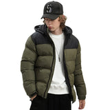 Ten-Twenty Men's Fashion Brand Cotton-Padded Clothes Winter Thick Cold Warm Coat Spell Continuous Hat Cotton Clothes Men-Outfit