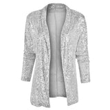 2025 New Sleeve Long Sleeve Temperament Long-Sleeved Small Suit Collar Solid Color Coat