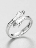 Love Hug Adjustable Cuff Ring-Outfit