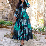 Digital Print Four Sides Of The New Dress