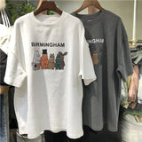 Toloer Celebrity Short-Sleeved T-Shirt Women's Wear 2024 Summer Wear New Korean Version Of Harajuku Loose-Match Half-Sleeve T-Shirt